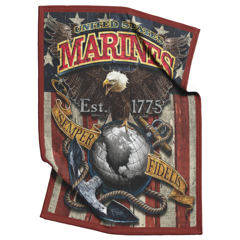 United States Marine Corps blanket