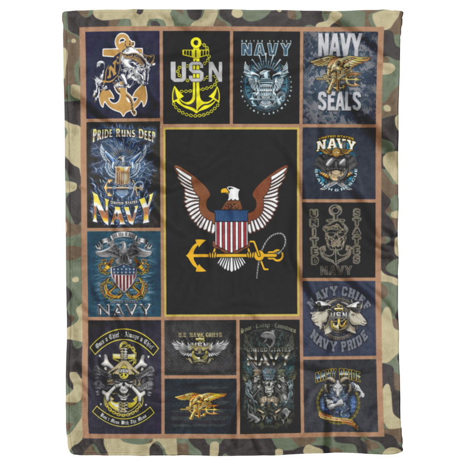 United States Navy Blanket 60x80
