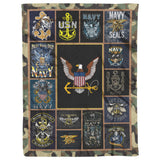 United States Navy Blanket 60x80