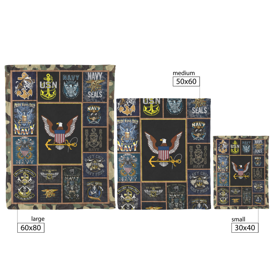 United States Navy Blanket 60x80