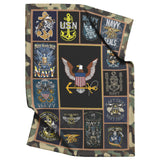 United States Navy Blanket 60x80