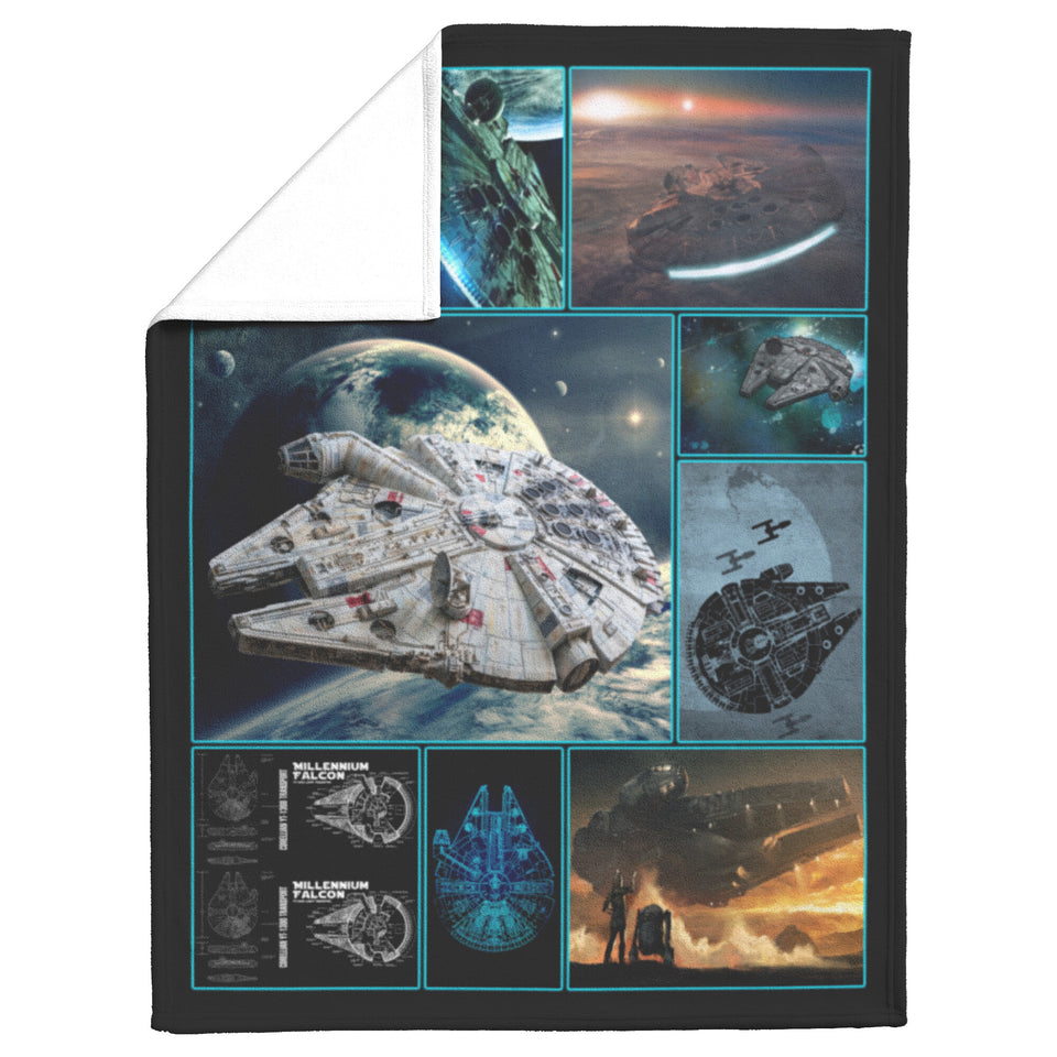 Universe Millennium Falcon Blanket