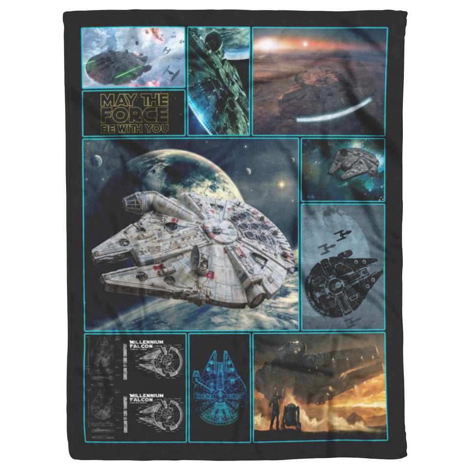 Universe Millennium Falcon Blanket