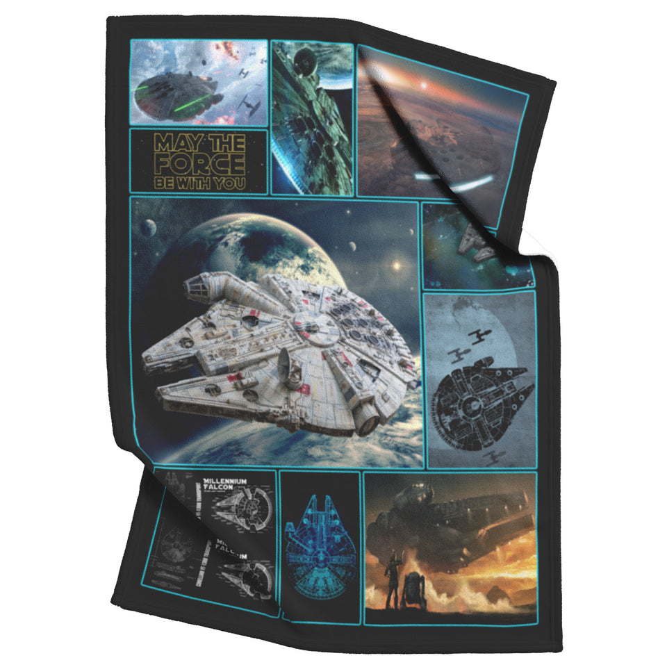Universe Millennium Falcon Blanket