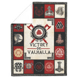 Viking Blanket, Victory Or Valhalla Fleece copy