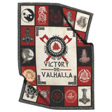 Viking Blanket, Victory Or Valhalla Fleece copy