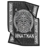Viking Odin God Art Blanket