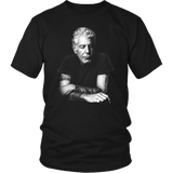 Anthony Bourdain T-Shirt Chef Gift - Anthony Bourdain Shirt - Canvas Unisex T-Shirt - District Unisex Shirt - $8.50