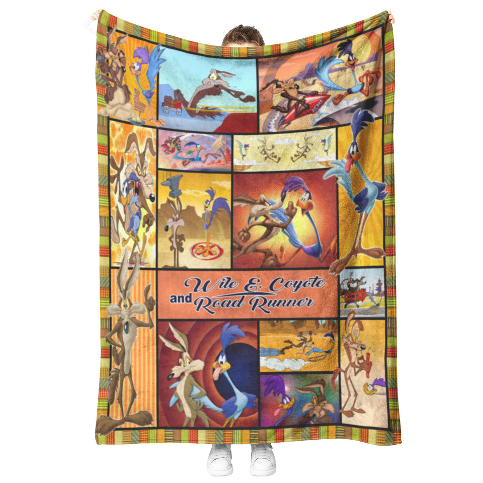 Wile E. Coyote and the Road Runner Blanket