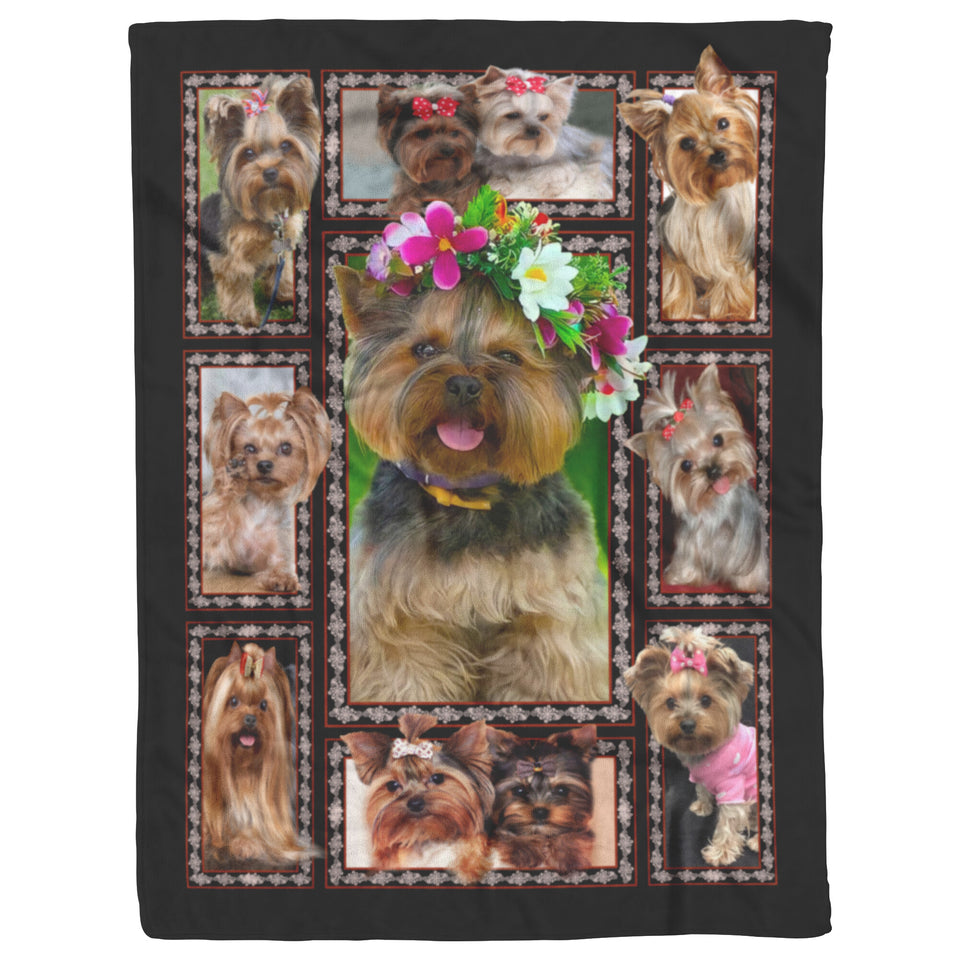 YORKIE Dog Blanket