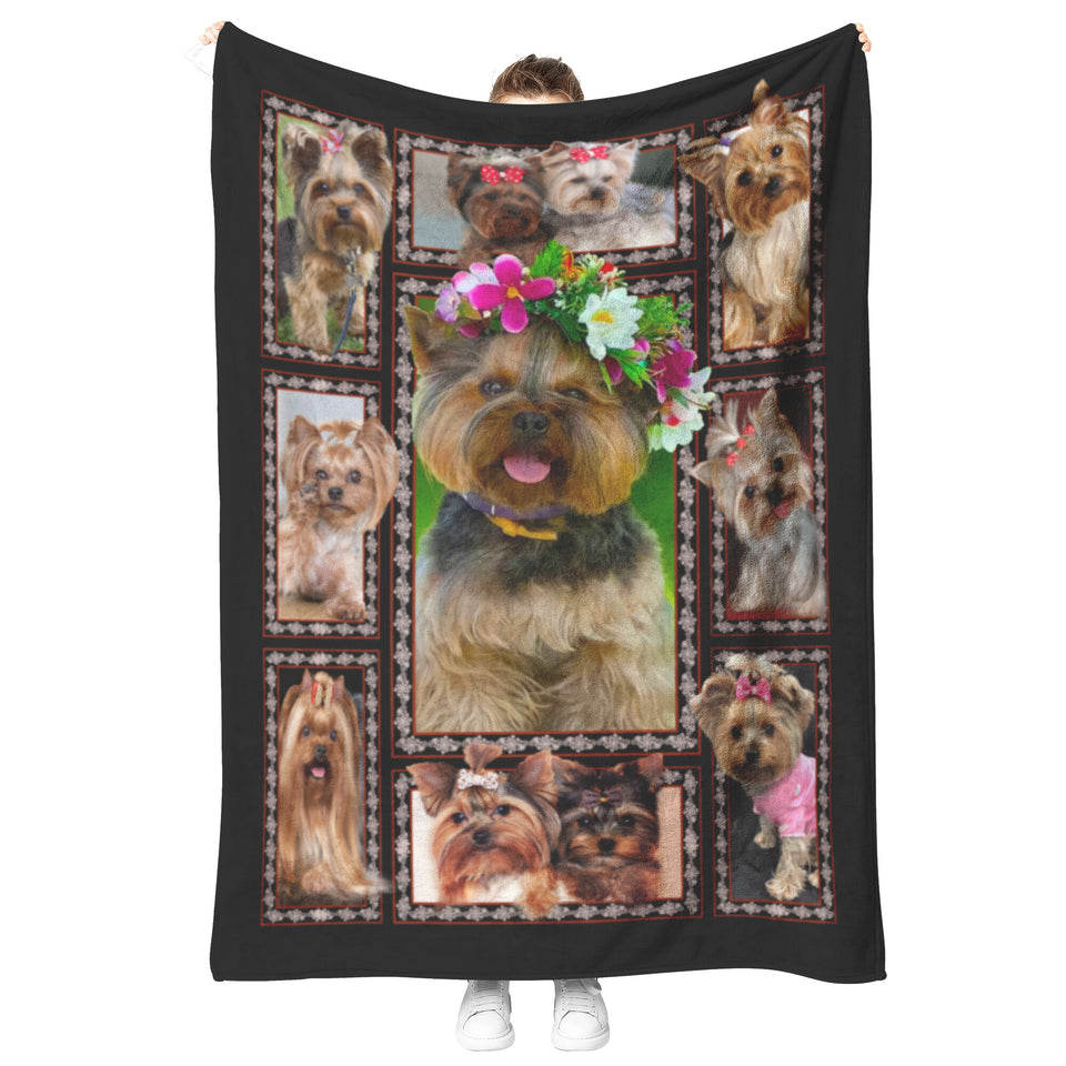 YORKIE Dog Blanket