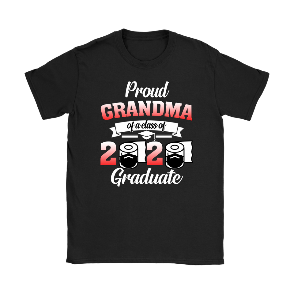 Jennifer Corrigan Proud Grandma of A Class of 2020 Graduate T-Shirt Senior 2020 Quarantine - TL