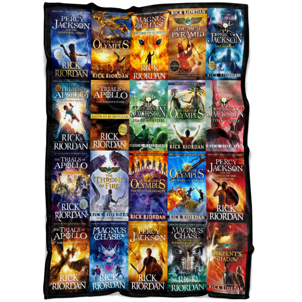 Rick Riordan Books Blanket