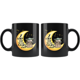 Baby Youda Coffee Mug 11oz, I love you to the galaxy and back Coffee Mug, Ceramic Coffee Mug Tea Cup - TL