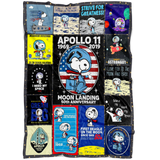 Snoopy Blanket Apollo 11