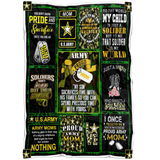Proud Army Mom Blanket