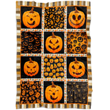 Pumpkin Emoticon Blanket