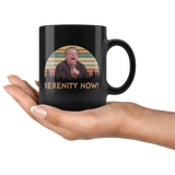 Serenity Now Vintage Retro Mug Gift Frank Costanza Seinfeld Coffee Mug 11oz, Serenity Now Coffee Mug Best Funny Gifts Sarcastic Mug TL