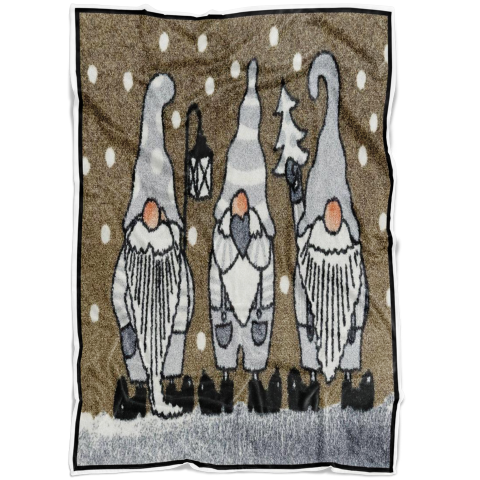 Christmas Gnomes Blanket