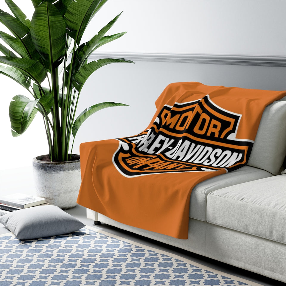 Harley - Davidson 3D Blanket, Harley - Davidson Quilt, Fleece, Sherpa Blanket - printitfy