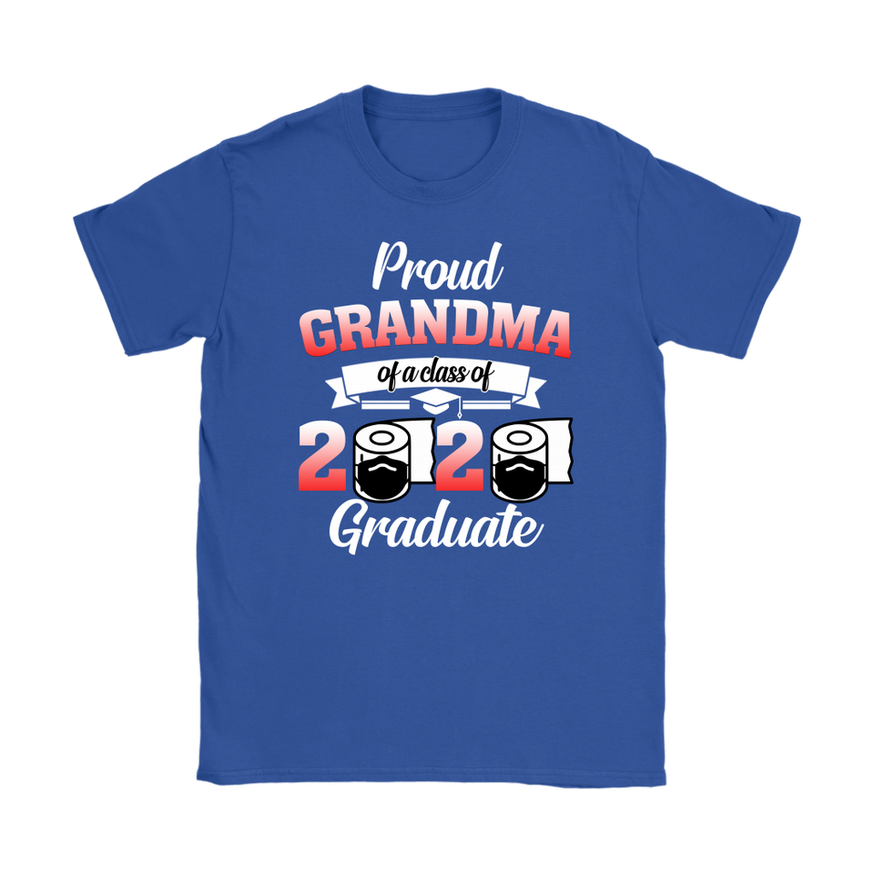 Jennifer Corrigan Proud Grandma of A Class of 2020 Graduate T-Shirt Senior 2020 Quarantine - TL