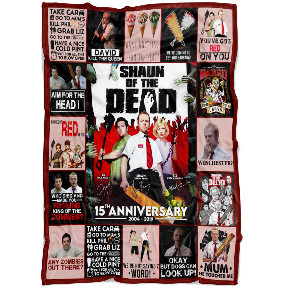 Shaun Of The Dead Blanket