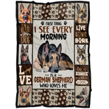 German Shepherd Quilt