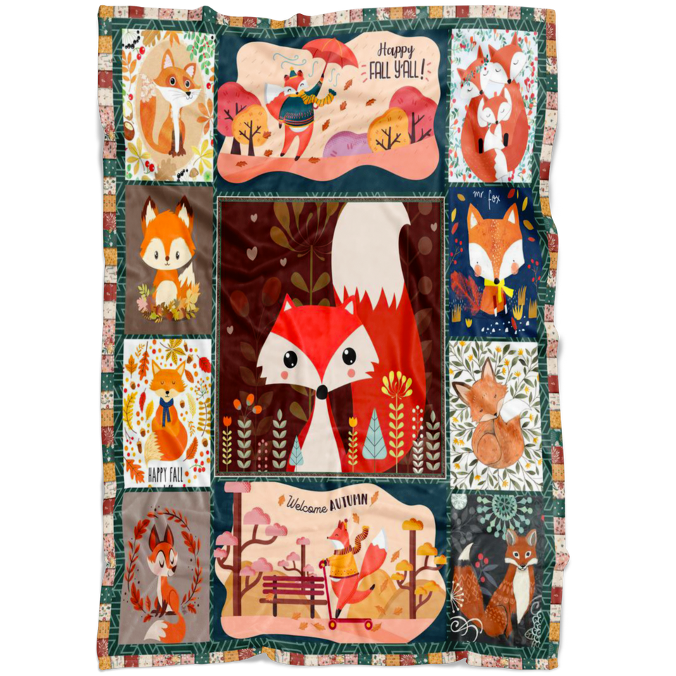 Fox Throw Blanket
