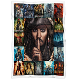Pirates of the Caribbean Blanket Jack Sparrow