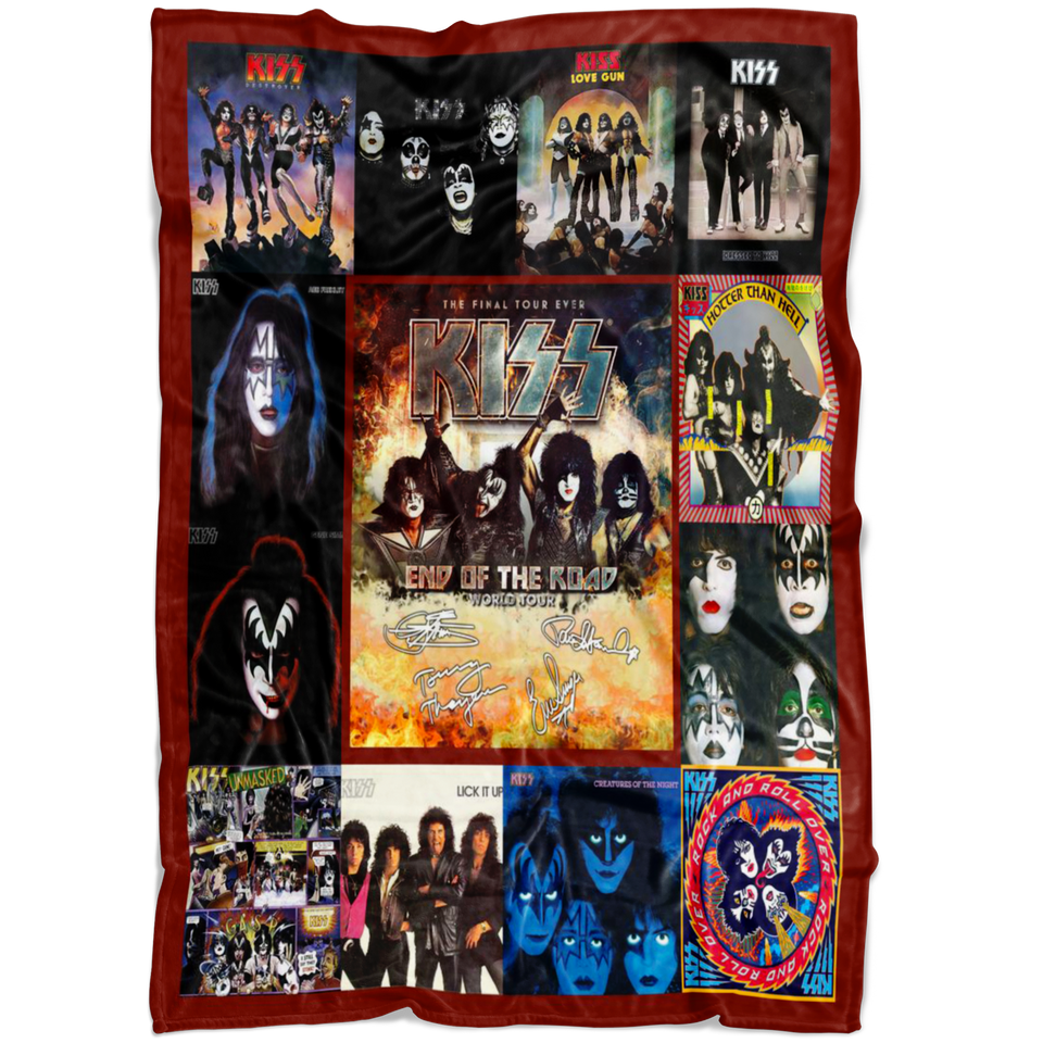 Kiss Blanket Kiss End Of The Road World Tour Quilt