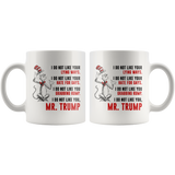 DR SUESS TRUMP MUG, Cat in the Hat Dr. Seuss - I DO NOT LIKE YOUR LYING WAYS HATE FOR GAYS Coffee Drinking Cups Funny Anti -Trump Gifts for Resist Liberals Anti POTUS 45 Democrats 11oz - TL
