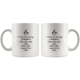 Jyotis - A Poem For Mornings Coffee, Everyone Shut Up Coffee Mug Cup, Awesome Birthday Present For Men, Women Who Love Tea Mugs 11Oz - TL