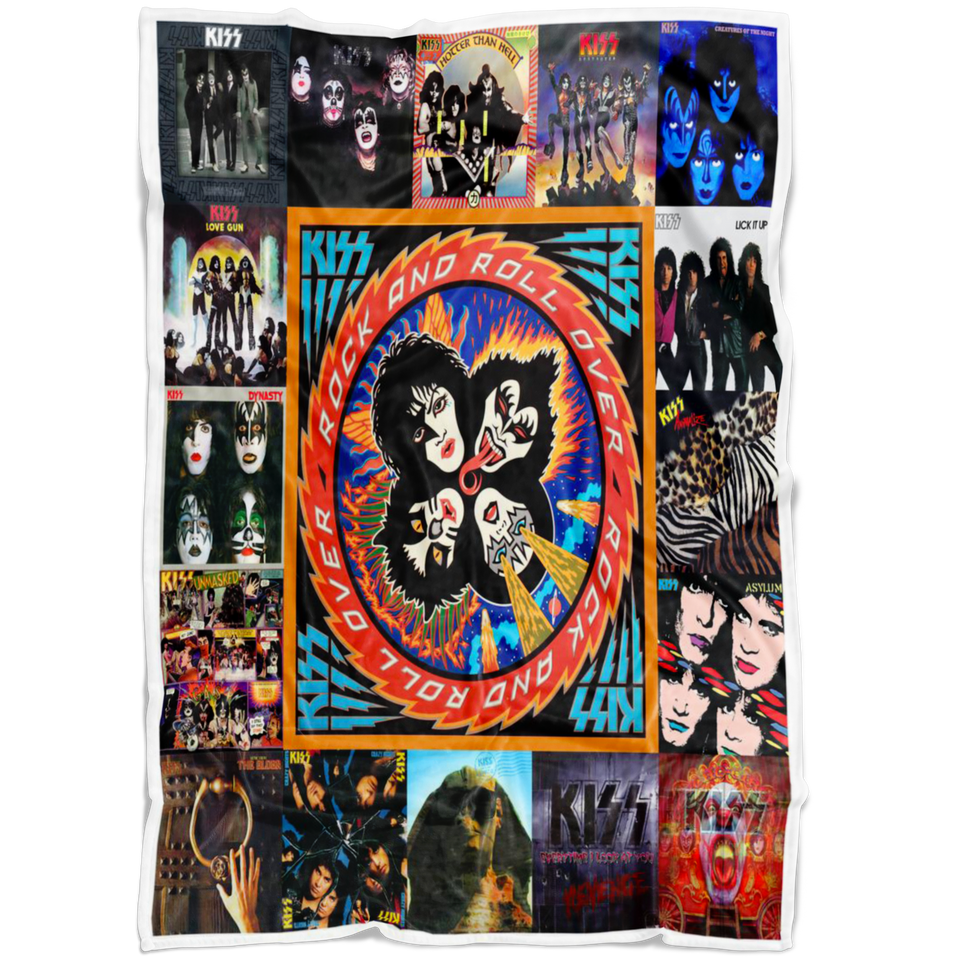 Kiss Blanket Kiss Rock Band Quilt