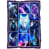 Wolf Blue Wolf Ql Lover 3D Blanket