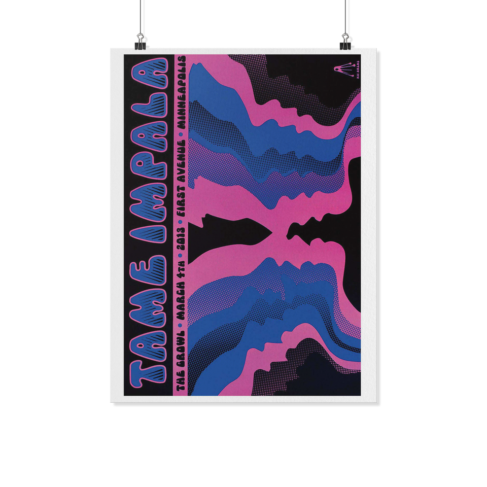 Tame Impala Psychedelic Rock Band Poster Hot Gift - No Frame (24 X 16 (Horizontal)) TL