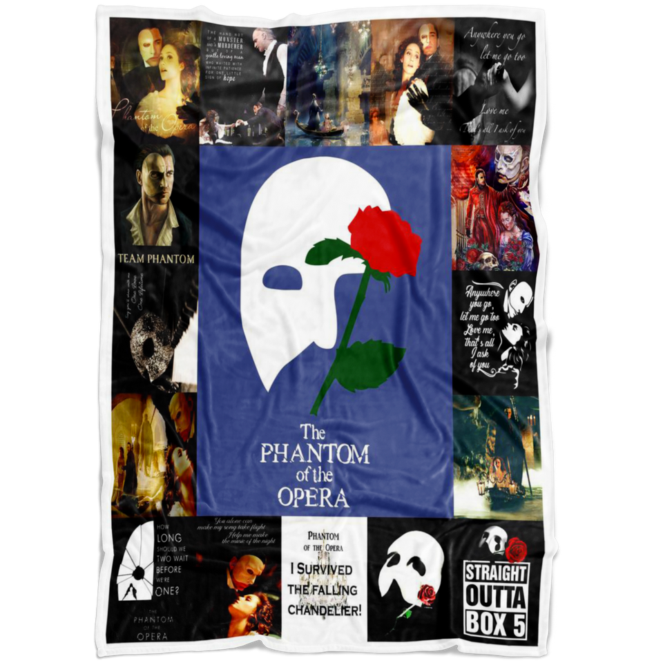 Roadway The Phantom Of The Opera Musical Blanket