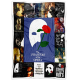 Roadway The Phantom Of The Opera Musical Blanket