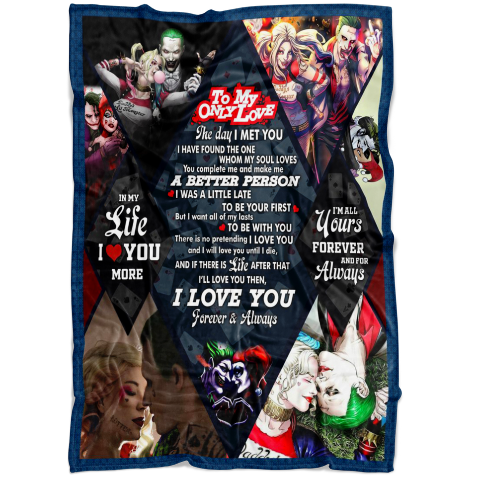 Joker - Harley Quinn Blanket copy