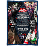 Joker - Harley Quinn Blanket copy