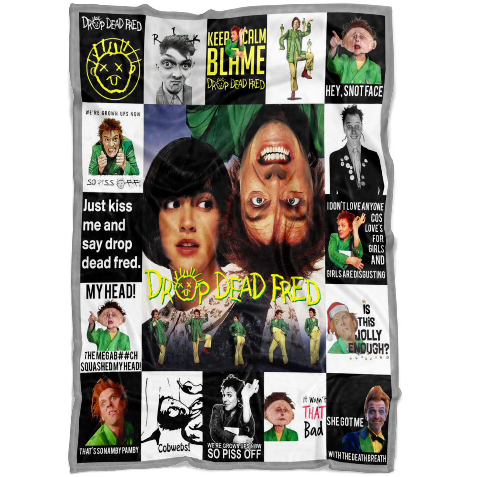 Drop Dead Fred V3 Blanket