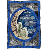 To My Wife I Love You To The Moon And Back Blanket