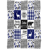 Tribal Baby Woodland Theme Minky 2