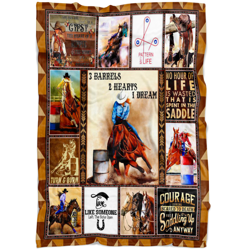 Barrel Racing Blanket