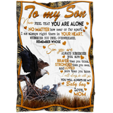To My Son Blanket - Eagle