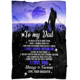 to My DAD Love Your Daughter Moon 3D Custom