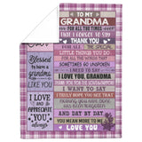 for Grandma Blanket from Grandchildren Birthday Gift Nana Retirement Gift to My Grandma Blankets