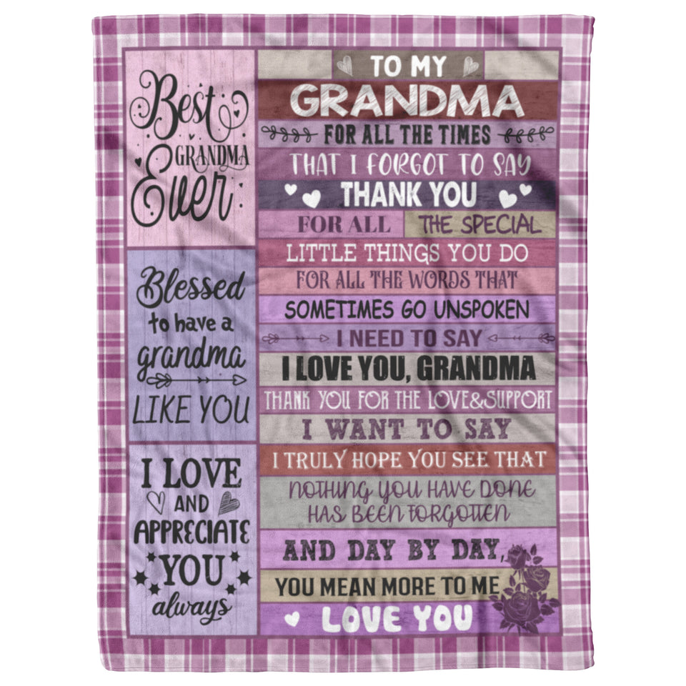 for Grandma Blanket from Grandchildren Birthday Gift Nana Retirement Gift to My Grandma Blankets