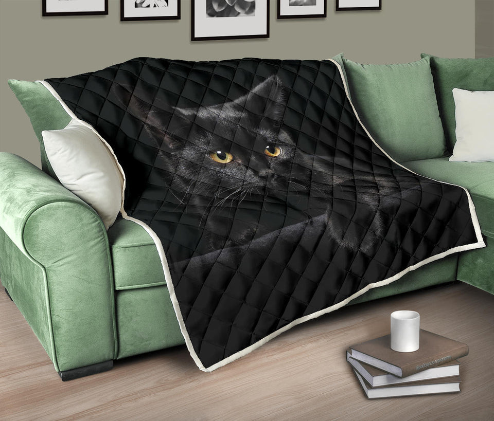 black cat quilt