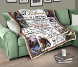 Eagle Quilt, to My Husband Quilt, The Day I Meet You, I Love You, Husband Quilt from Wife, Quilt for Sofa Chair Bed Office Travelling Camping PL
