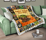 Baby Yo-da Quilt Star-Wars Quilt Mandalorian Quilt - Yo-da Funny Quilt Gift Idea For Men Women - Birthday Gift Quilt for Sofa Chair Bed Office Travelling Camping - Lap Blanket (45 x 50 inches) PL